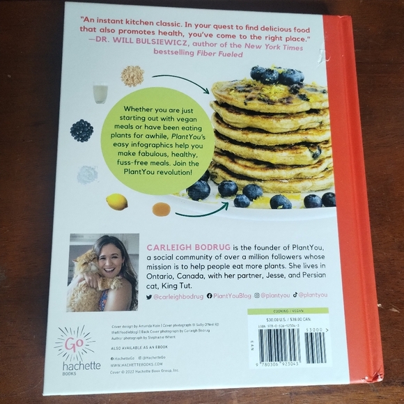 Brand New Vegan PlantYou Cookbook With Over 140 Recipes Hard Cover Book - Picture 2 of 2